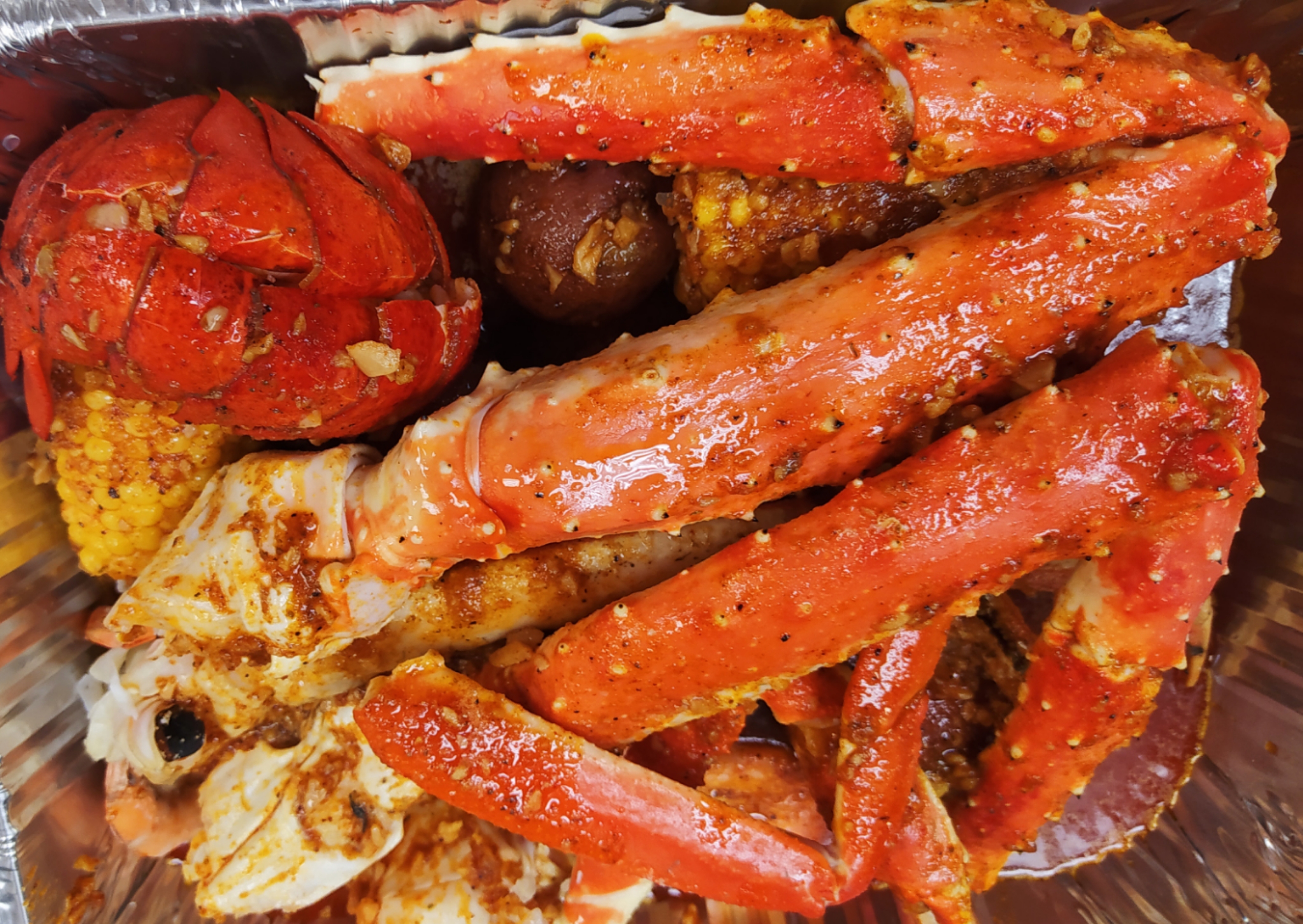 Order Seafood Combo 6 food online from Rubys Cajun store, Cherry Hill on bringmethat.com