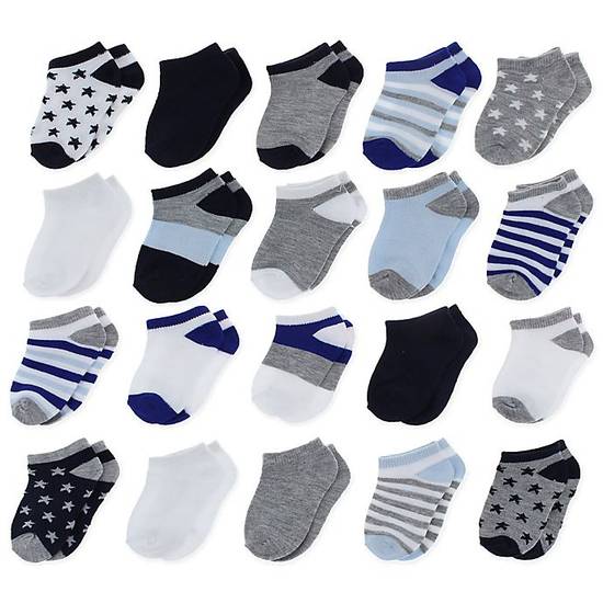 Order Capelli® New York Size 3-12M 20-Pack Assorted Socks food online from Bed Bath & Beyond store, Lancaster on bringmethat.com