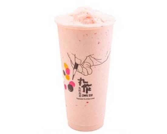 Order Strawberry Fruit Smoothie food online from One Zo store, Monterey Park on bringmethat.com
