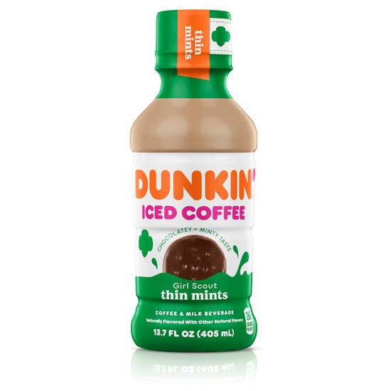 Order Dunkin' Thin Mints Iced Coffee Bottle, 13.7 OZ food online from Cvs store, LA FOLLETTE on bringmethat.com