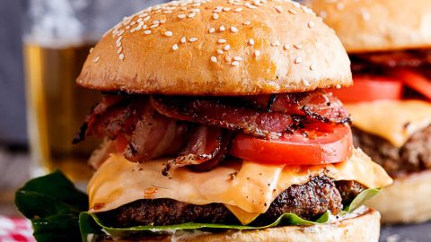 Order  BACON BURGER food online from Zmarket store, Austin on bringmethat.com