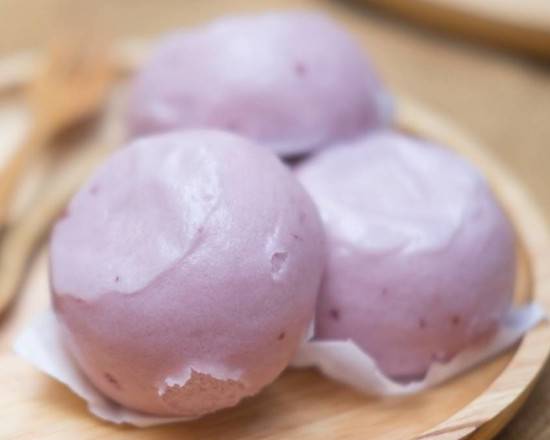 Order 24.Steamed Taro Bun (4Pcs) food online from Ding Asian Fusion store, Bethany on bringmethat.com