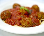 Order Linguine Meatballs food online from Basil Leaf Cafe store, Chicago on bringmethat.com