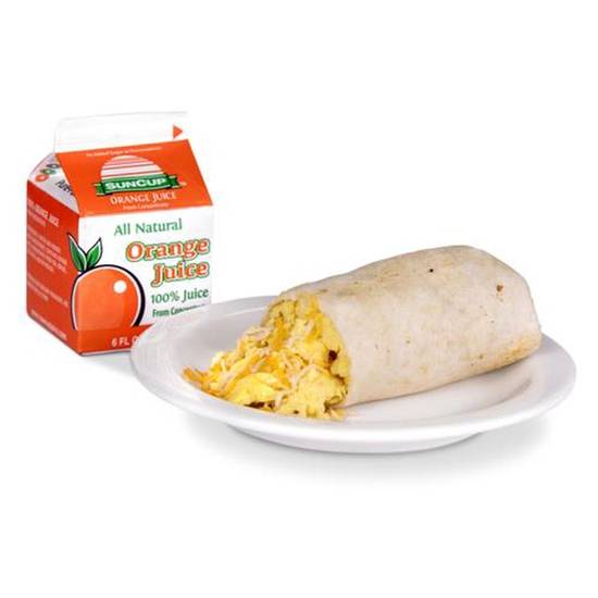 Order Kids Egg and Cheese Burrito food online from Twisters Burgers & Burritos store, Albuquerque on bringmethat.com
