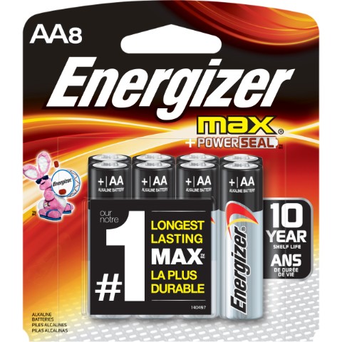 Order Energizer Max AA 8 Pack food online from 7-Eleven store, Stockton on bringmethat.com