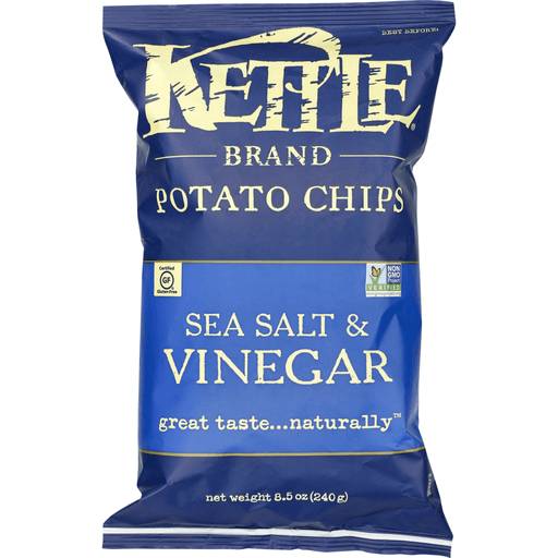 Order Kettle Chips Sea Salt & Vinegar  (8.5 OZ) 96802 food online from Bevmo! store, Pasadena on bringmethat.com