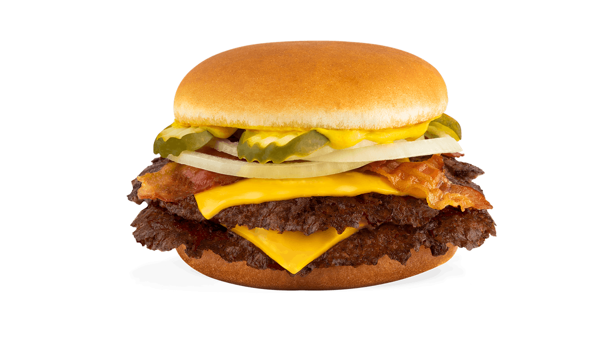 Order Double Bacon & Cheese Steakburger food online from Freddy Frozen Custard & Steakburgers store, Lincoln on bringmethat.com
