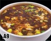 Order A9. Hot & Sour Soup 酸辣湯 food online from Good Children store, Westmont on bringmethat.com