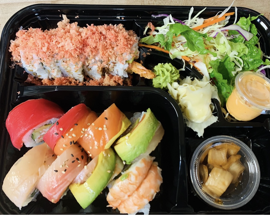 Order Sushi Roll combo (B) food online from Avocado Roll & Sushi store, Fullerton on bringmethat.com