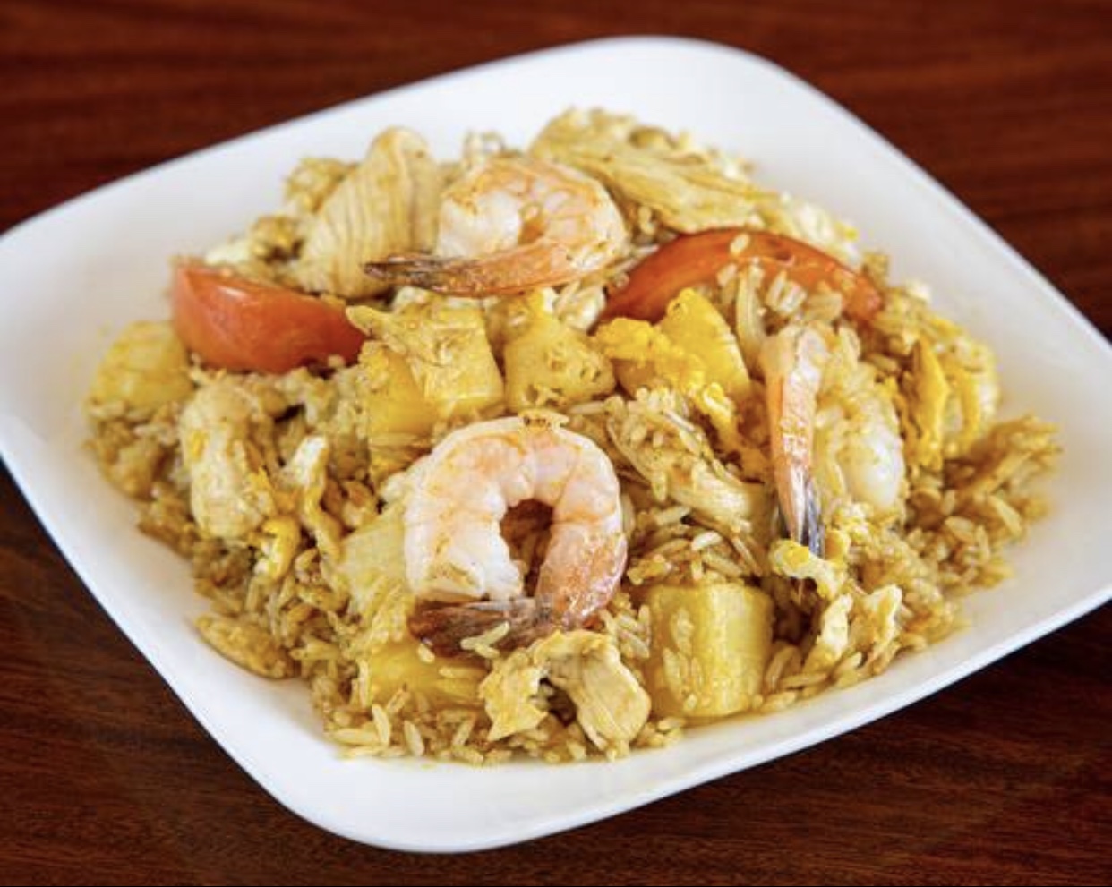 Order 33. Pineapple Fried Rice food online from Thai Rama store, Glendale on bringmethat.com