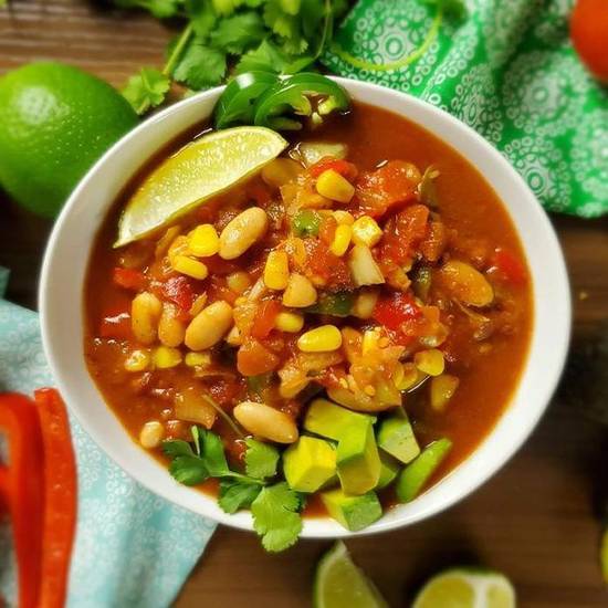Order Veggie White Bean Chili (Vegan) food online from What A Crock Meals to GO store, Brookhaven on bringmethat.com
