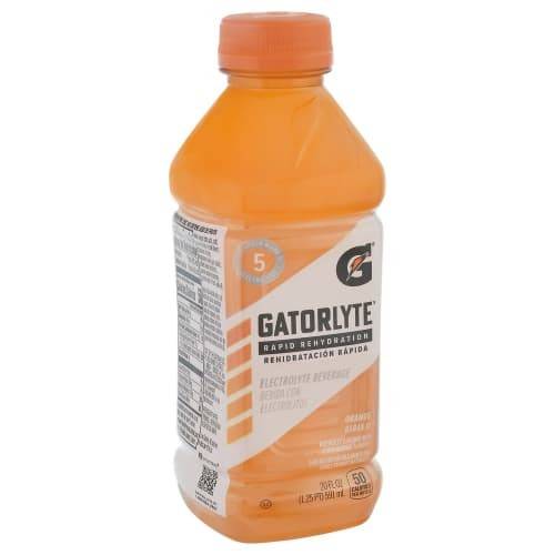 Order Gatorade · Gatorlyte Rapid Rehydration Orange Beverage (20 fl oz) food online from Mesa Liquor store, Mesa on bringmethat.com