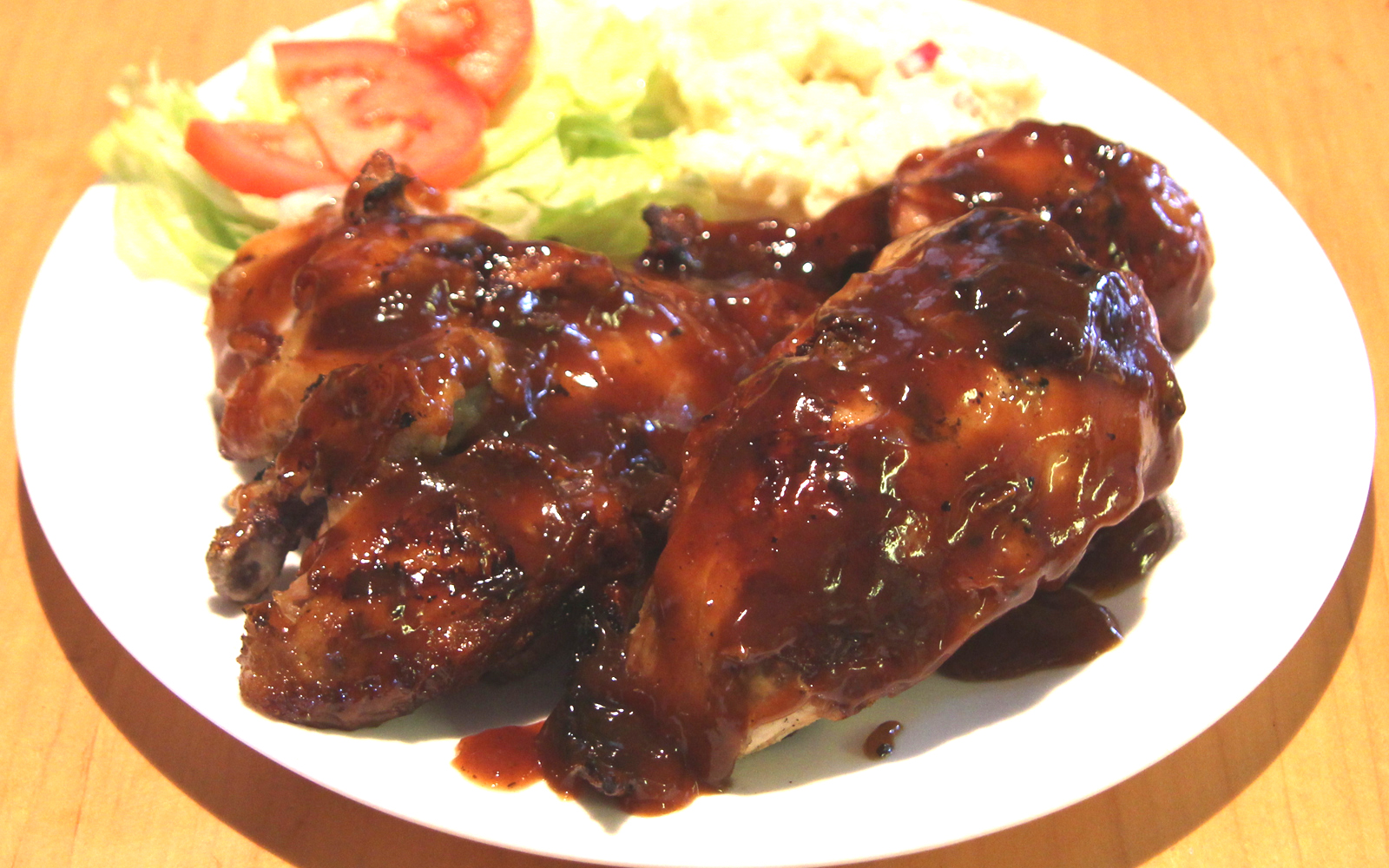 Order 1/2 BBQ Chicken food online from Ac Kitchen store, Los Angeles on bringmethat.com