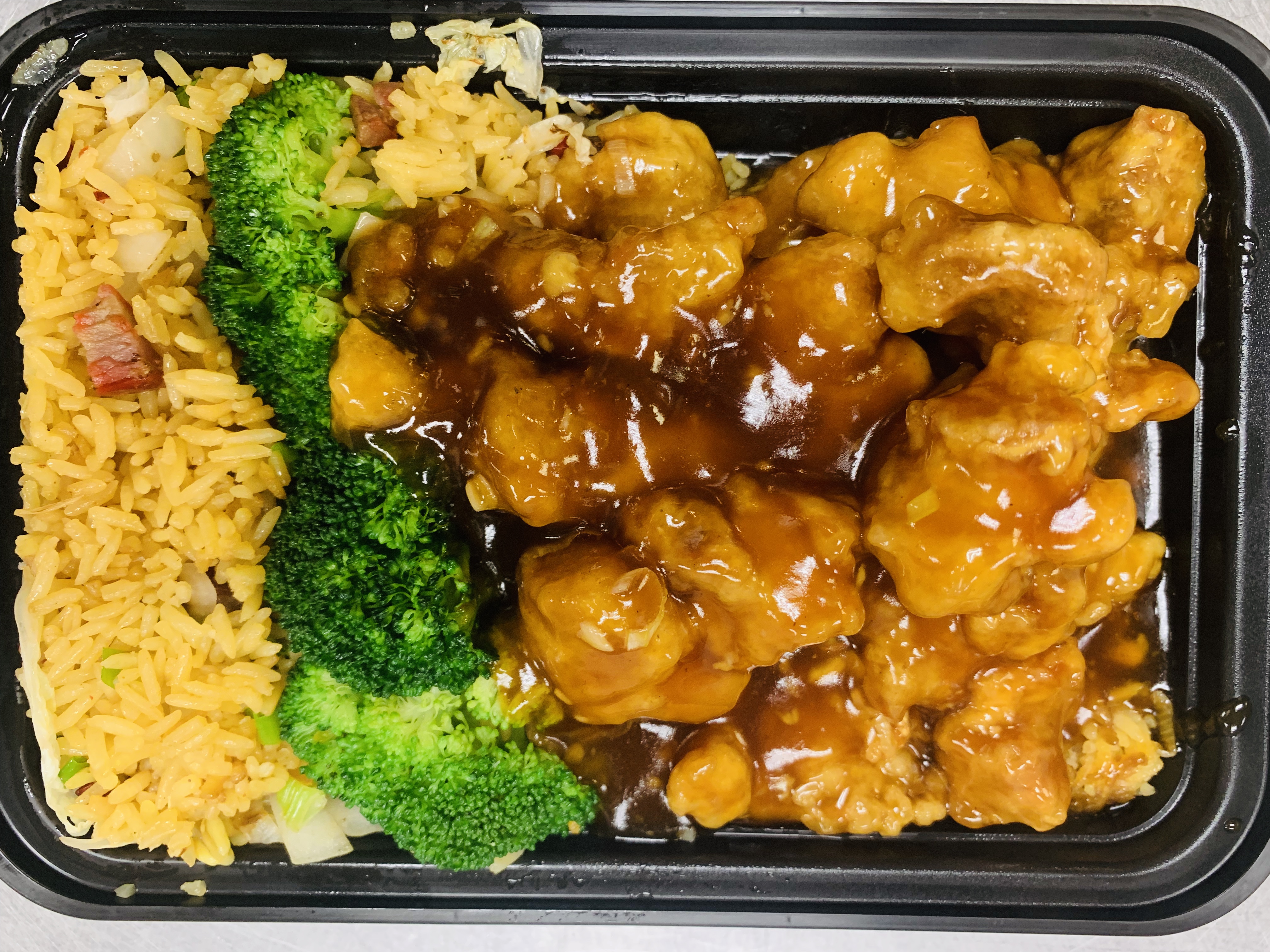 Order Orange Chicken Combo(spicy) food online from Jerry And Son store, Lexington Park on bringmethat.com