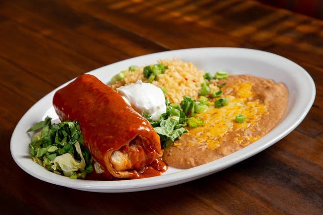 Order Chimichanga Dinner food online from Ajo Al Mexican Cafe store, Scottsdale on bringmethat.com