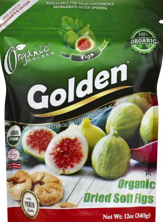 Order Golden · Organic Dried Soft Figs (12 oz) food online from Jewel-Osco store, Antioch on bringmethat.com