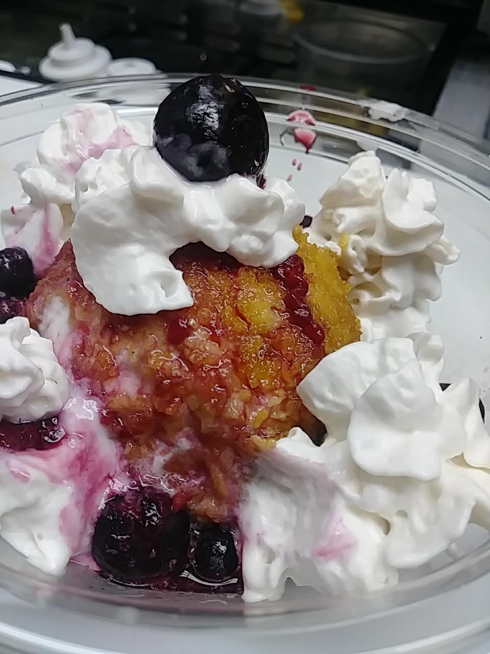 Order Berries and Cream Fried Ice Cream  food online from Sea Ranger Seafood Station store, Ventura on bringmethat.com