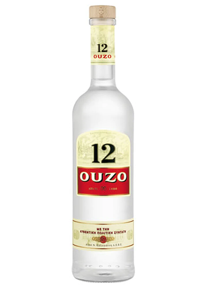 Order Ouzo Twelve 750 ml. food online from Village Wine & Spirits store, Ventura on bringmethat.com