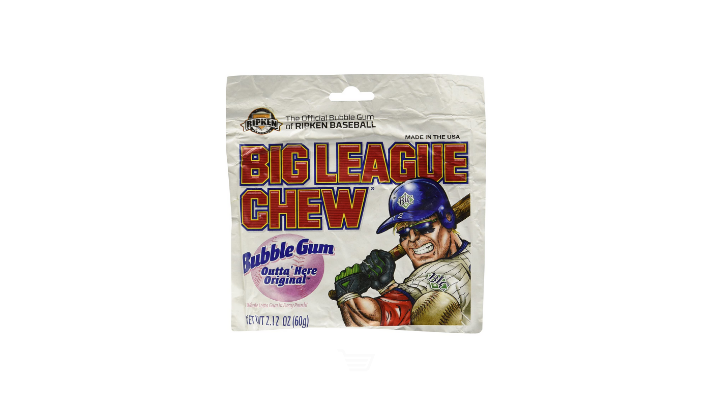 Order Big League Chew Bubble Gum 2.12 oz Bag food online from Oak Knoll Liquor store, Santa Maria on bringmethat.com