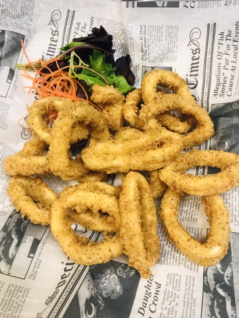 Order Crispy Calamari Rings food online from The Saucy Crab store, Tinley Park, IL on bringmethat.com