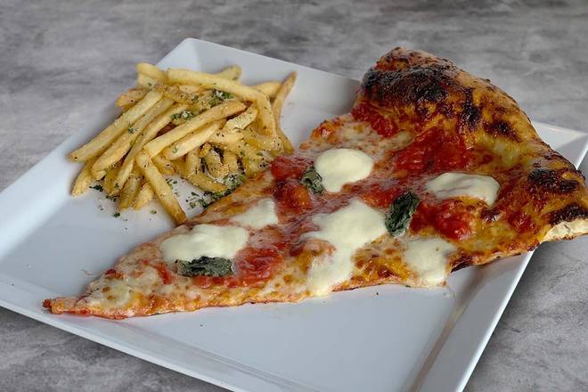 Order Margherita Slice food online from Pt Neighborhood Pizzeria store, Dallas on bringmethat.com