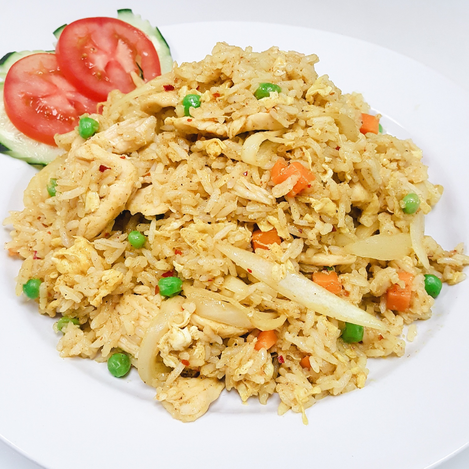 Order F4. Curry Fried Rice  food online from Thai House Bistro store, Fenton on bringmethat.com