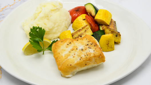 Order Pan Seared Chilean Sea Bass food online from McCormick & Schmick's store, Chicago on bringmethat.com