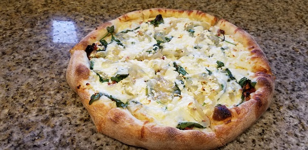 Order 14. Bianco Pizza food online from Zorbas Pizza store, Millbrae on bringmethat.com