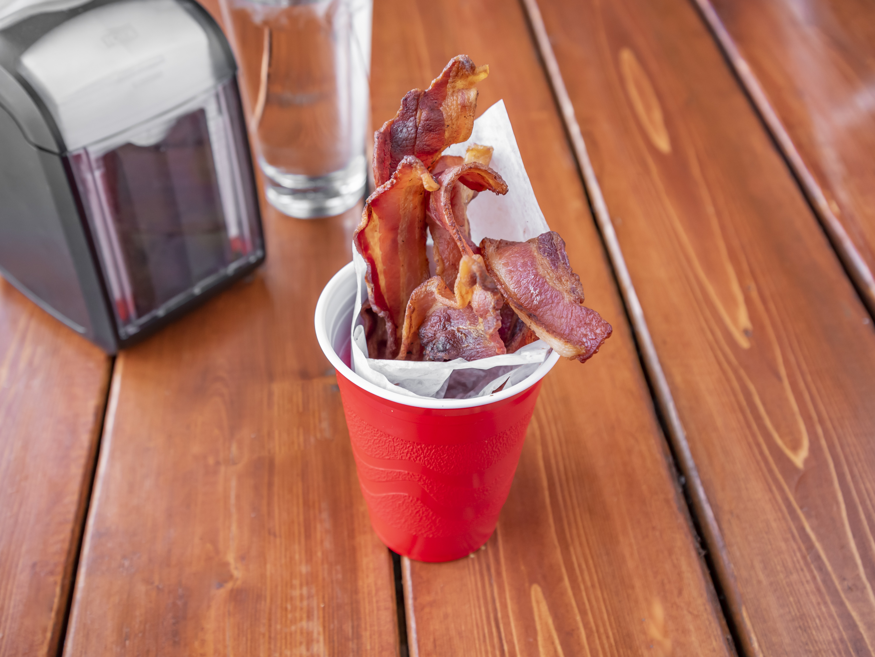 Order Cup O' Bacon food online from Player 2 store, Green Bay on bringmethat.com