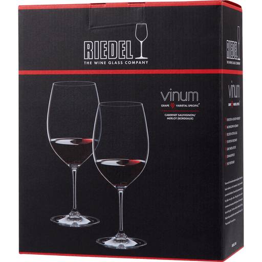 Order Riedel Vinum Bordeaux Glasses (SET OF 2) 54477 food online from Bevmo! store, Lafayette on bringmethat.com
