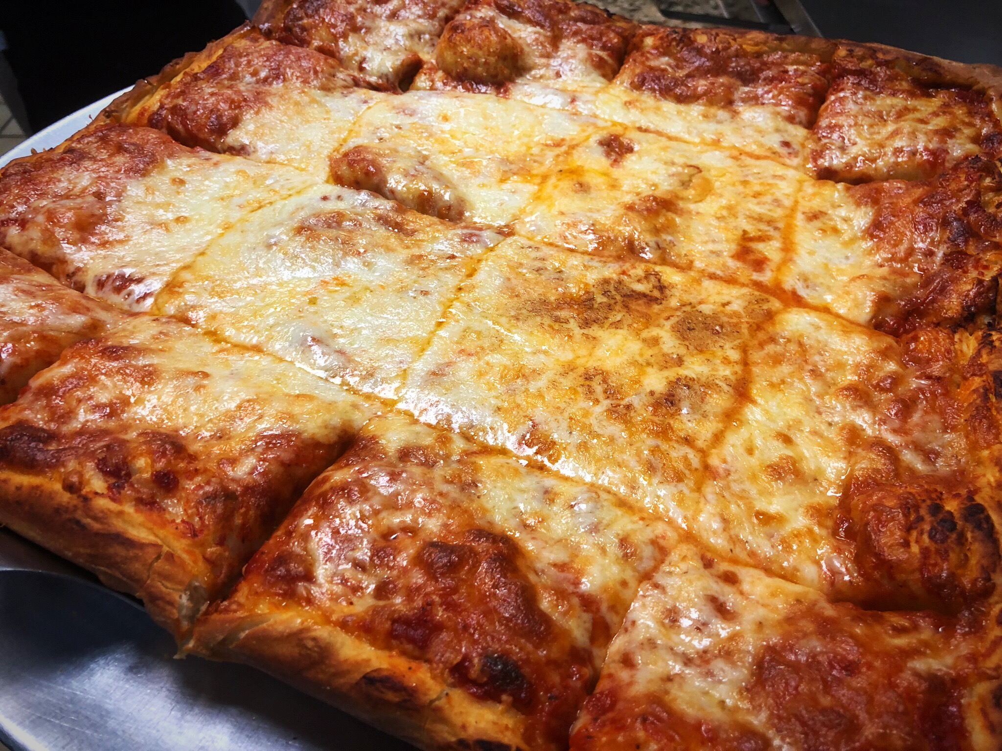 Order Large 16" Sicilian Pizza food online from Healthy Garden & Gourmet Pizza store, Collingswood on bringmethat.com