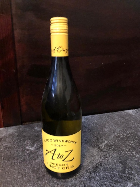 Order A to Z Pinot Gris (Bottle) food online from Deccan House store, San Francisco on bringmethat.com