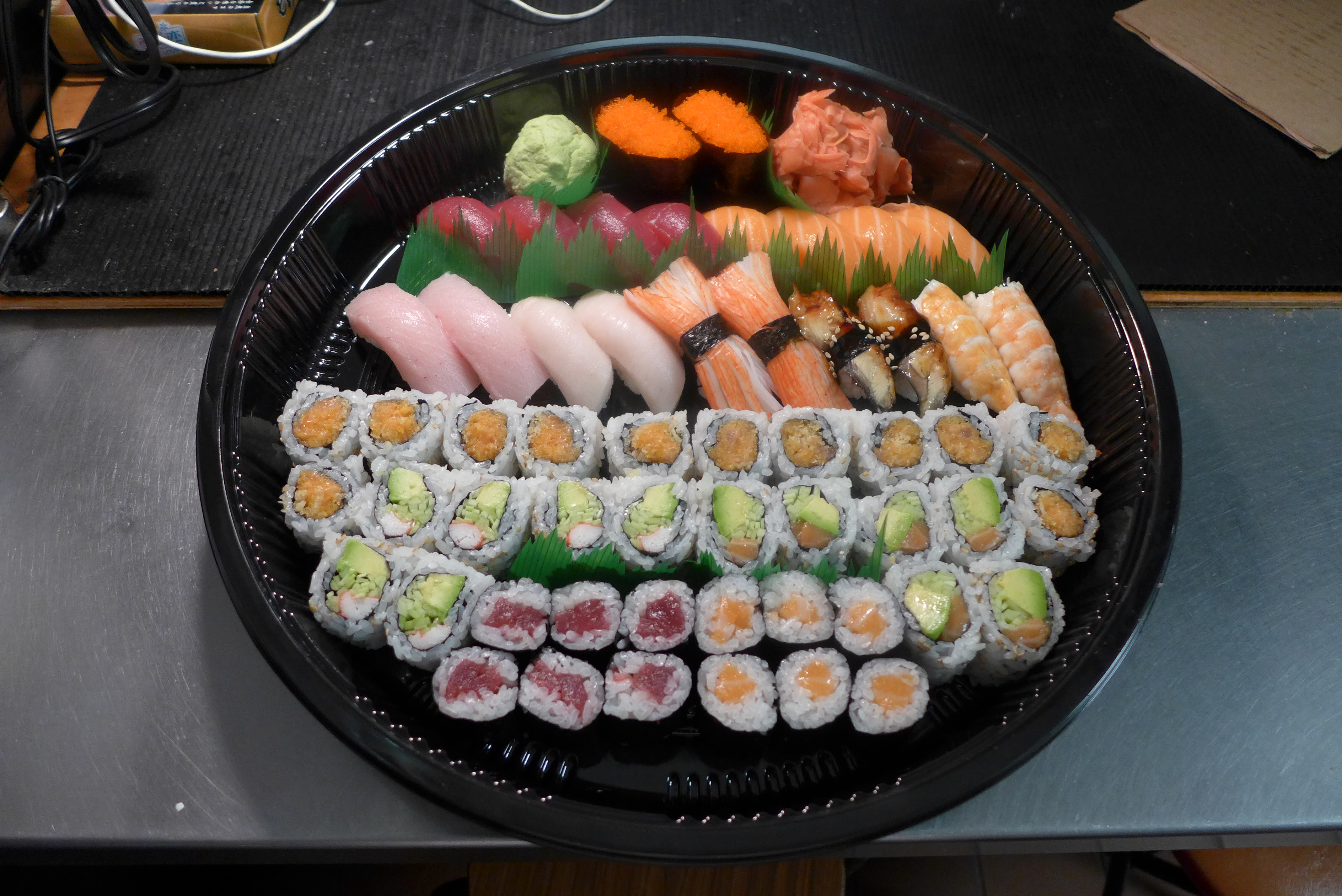 Order 6 Rolls and 20 Piece Sushi Party Tray C food online from Tokyo Sushi store, Edison on bringmethat.com