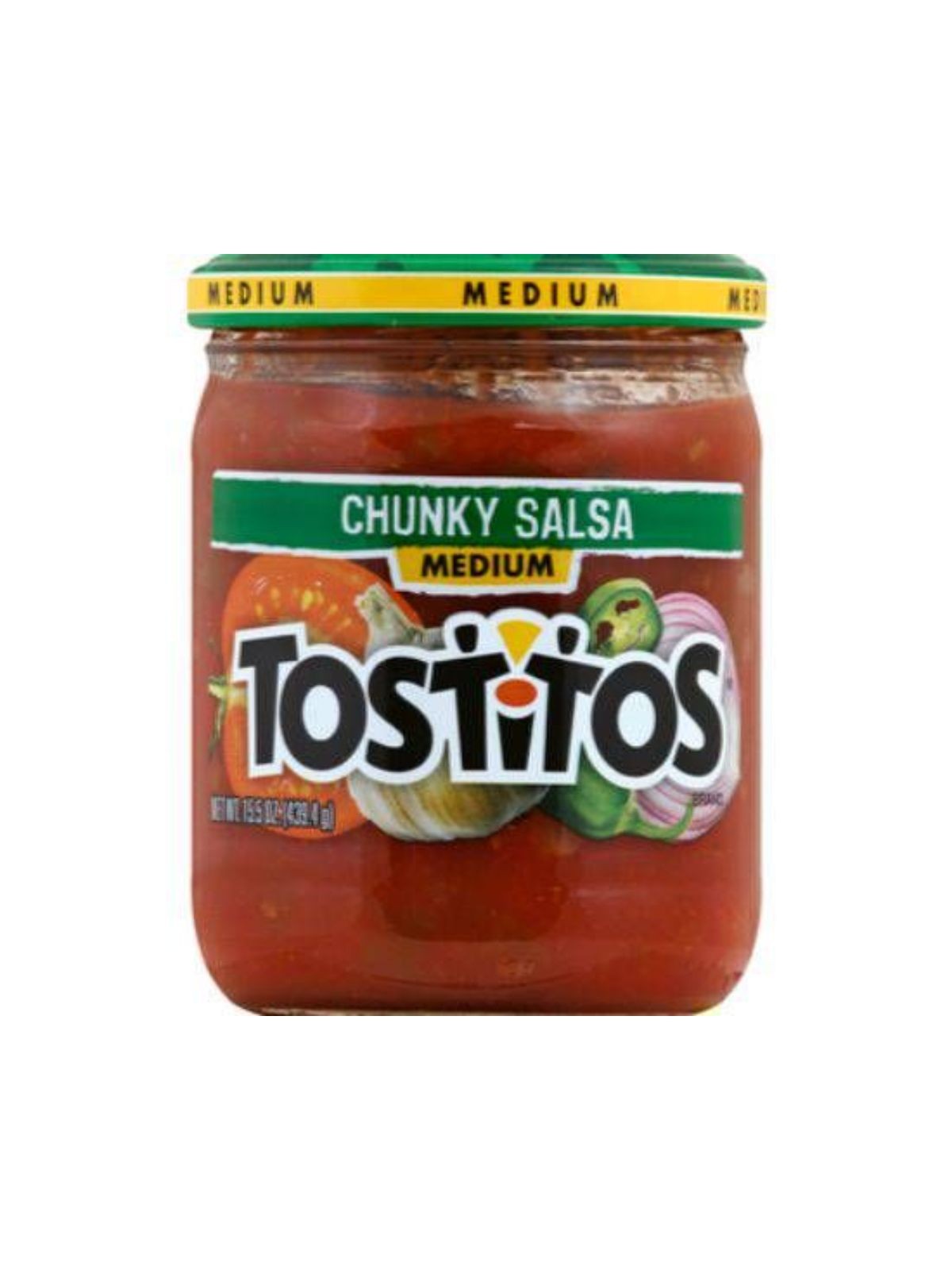 Order Tostitos Chunky Salsa Medium (15.5 oz) food online from Stock-Up Mart store, Los Angeles on bringmethat.com