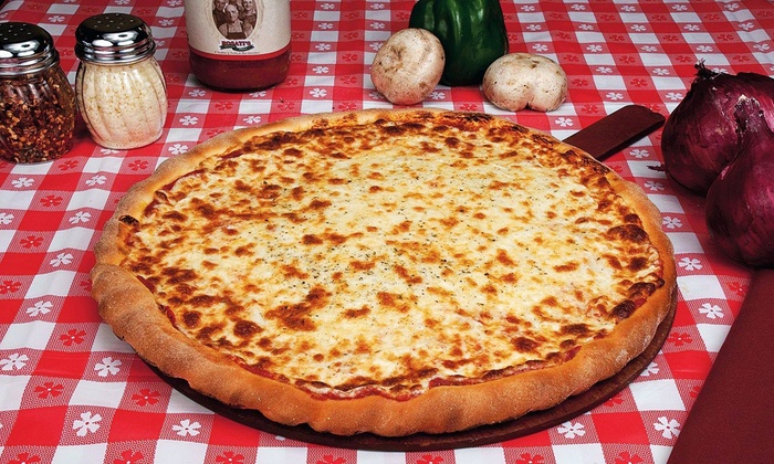 Order Double Dough Cheese Pizza food online from Rosatis Pizza store, Elk Grove Village on bringmethat.com