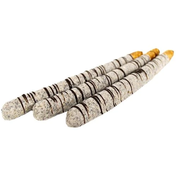 Order Gourmet Cookies and Cream Chocolate Pretzel Rods food online from All City Candy store, Cleveland on bringmethat.com