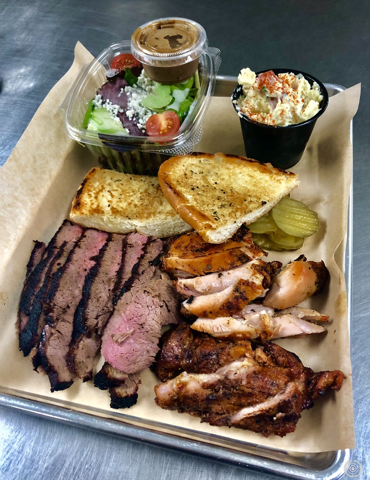 Order 2 Meat Plate food online from Cv Bbq store, Indio on bringmethat.com