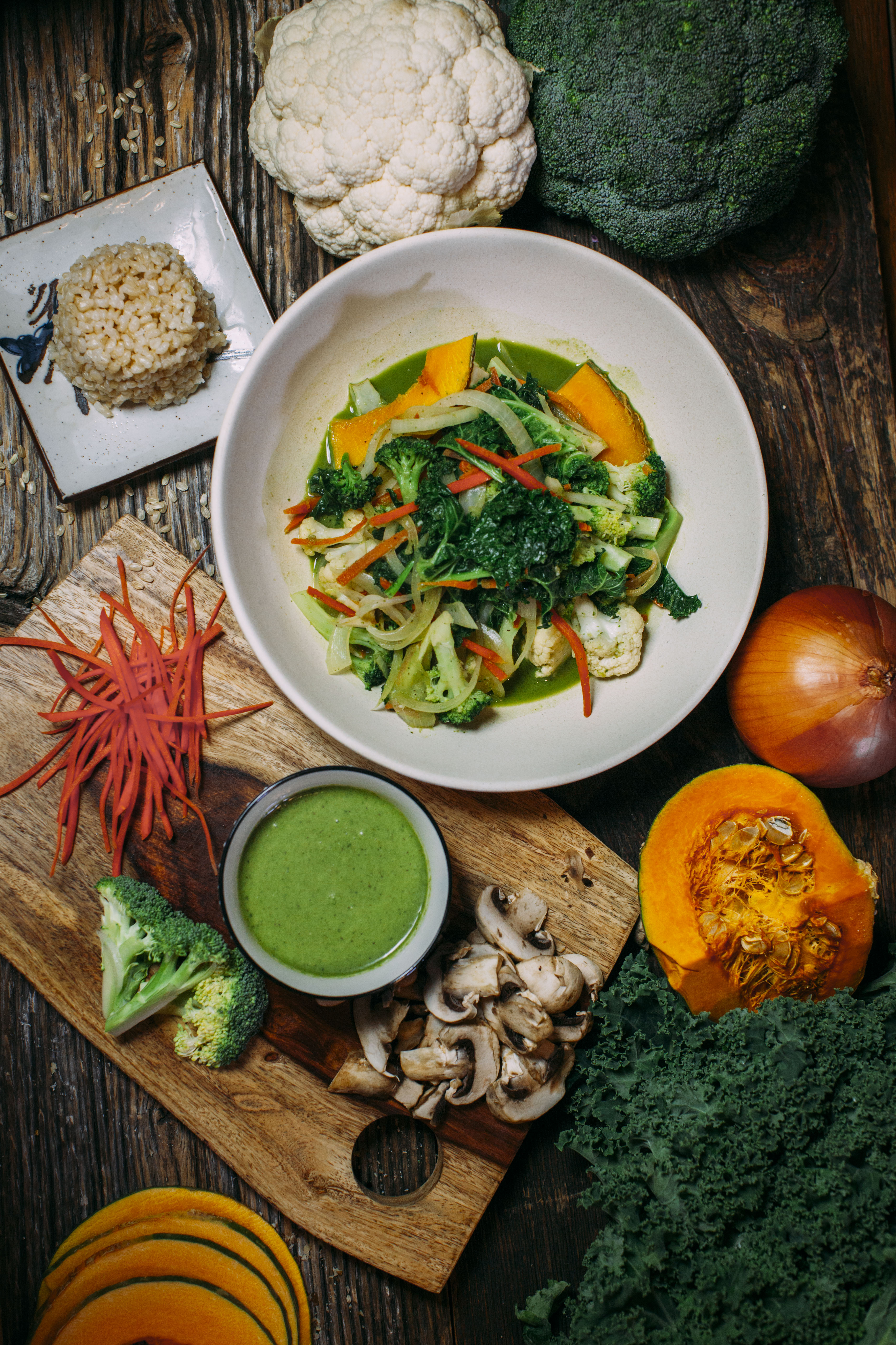 Order Green Curry Bowl food online from Juicery Kitchen store, Brooklyn on bringmethat.com