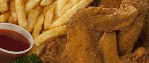 Order 6 Wings food online from J J Fish store, South Bend on bringmethat.com