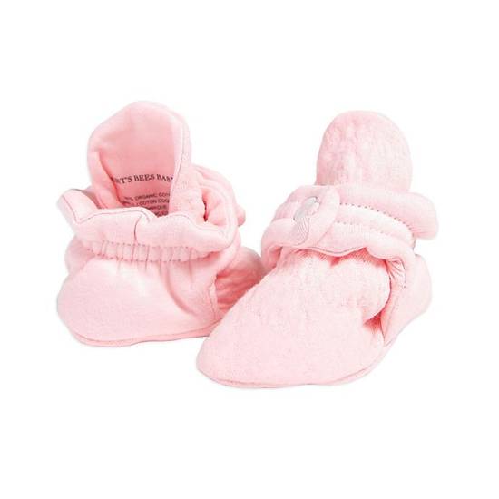 Order Burt's Bees Baby® Size 3-9M Quilted Bee Booties in Pink food online from Bed Bath & Beyond store, Lancaster on bringmethat.com