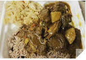 Order Curried Goat food online from Pepper & Spice Jamaican Restaurant store, Fort Wayne on bringmethat.com