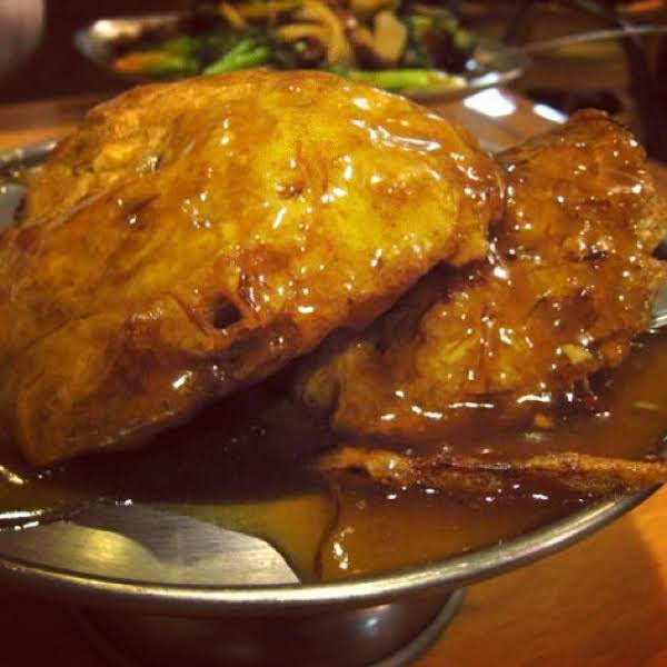 Order 58. Roast Pork Egg Foo Young  food online from China Chef store, Edison on bringmethat.com