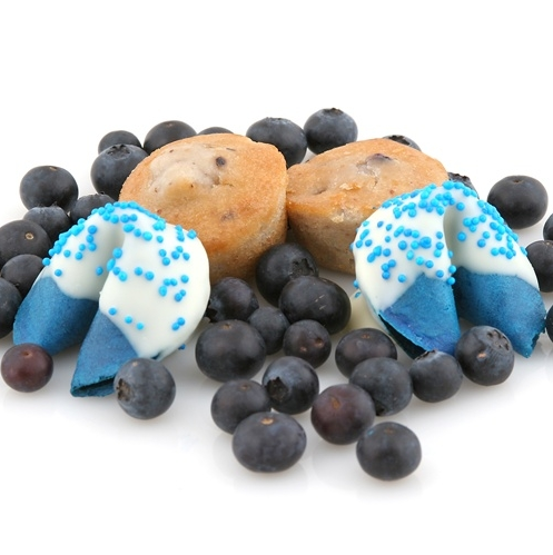 Order Chocolate Covered Fortune Cookies (Blueberry) food online from Fancy Fortune Cookies store, Indianapolis on bringmethat.com
