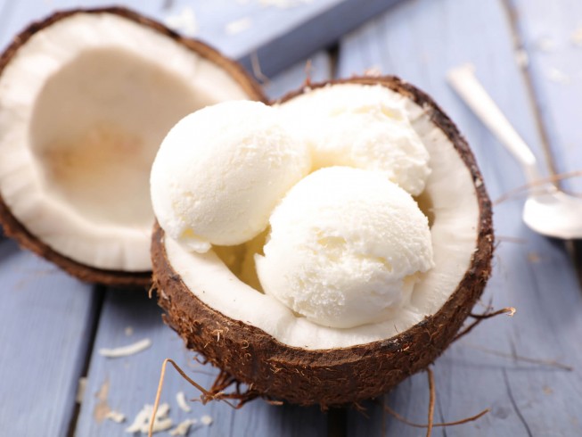 Order Coconut Ice Cream  food online from Luck thai store, Brooklyn on bringmethat.com