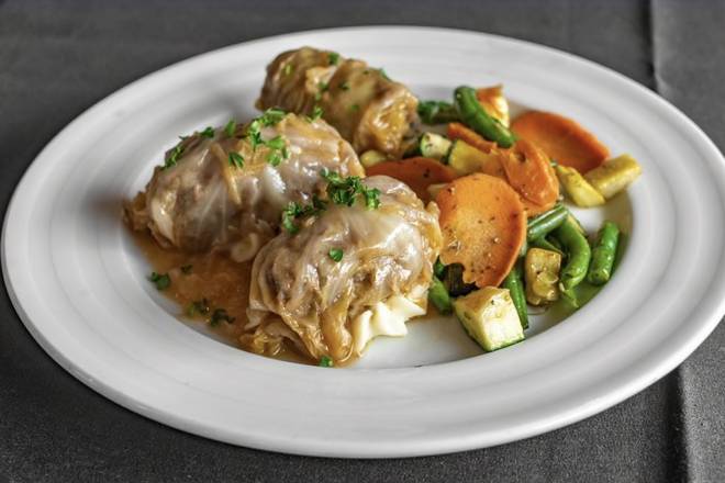 Order Stuffed Cabbage Rolls food online from The Nest Restaurant store, Indian Wells on bringmethat.com