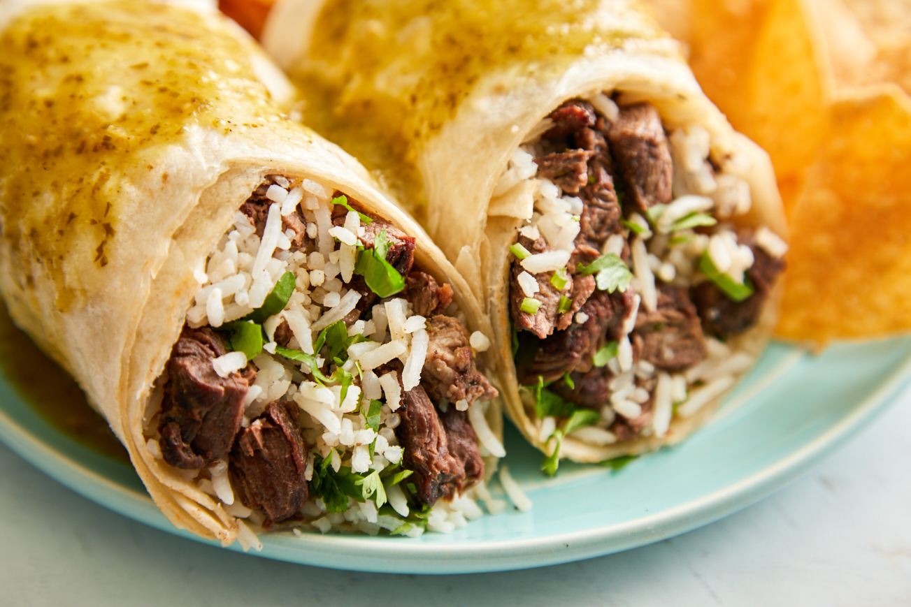 Order Steak Burrito food online from Amandine Patisserie Cafe store, Los Angeles on bringmethat.com