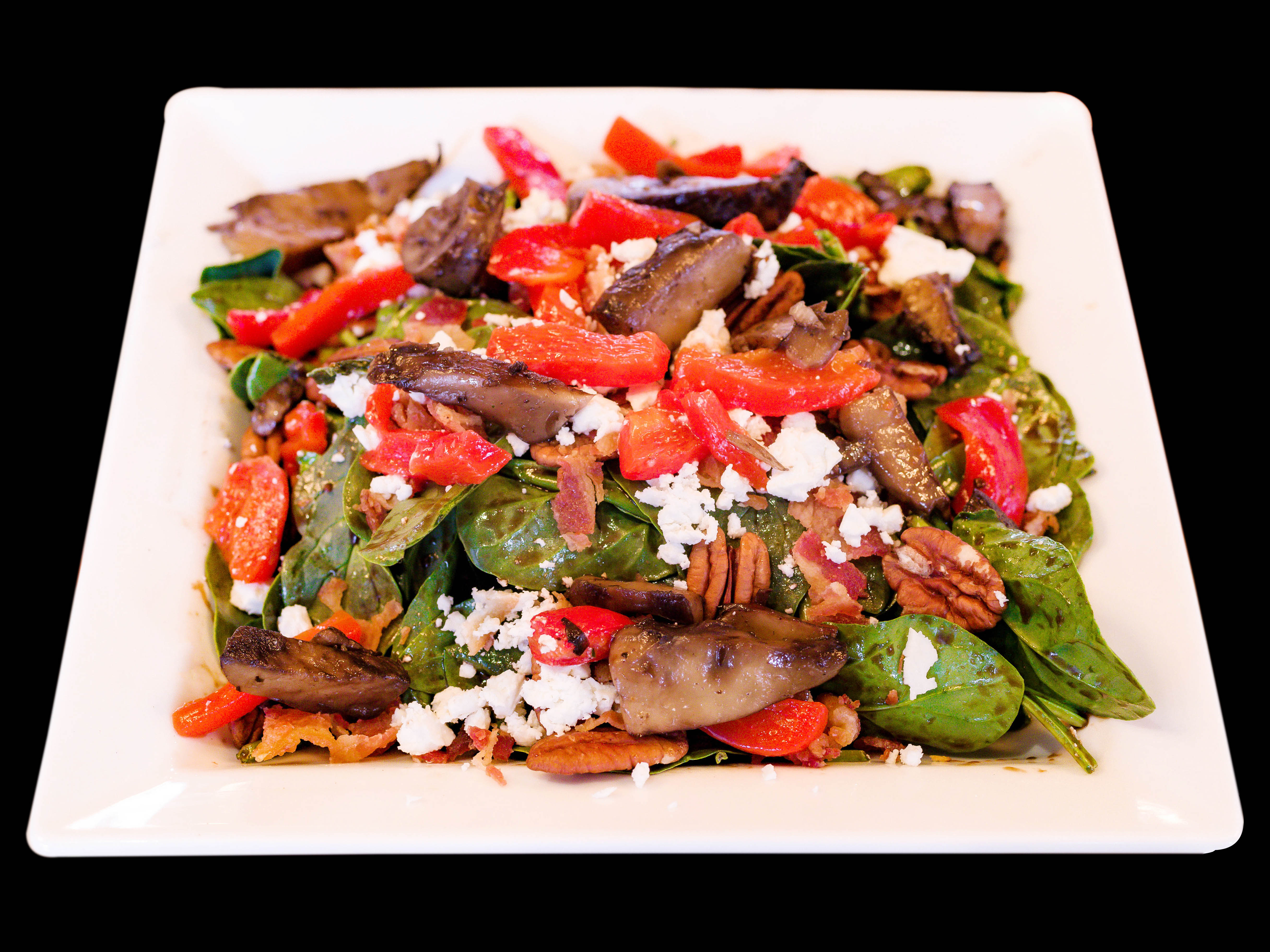 Order Spinach Salad food online from Cafe Piazza store, Saint Louis on bringmethat.com