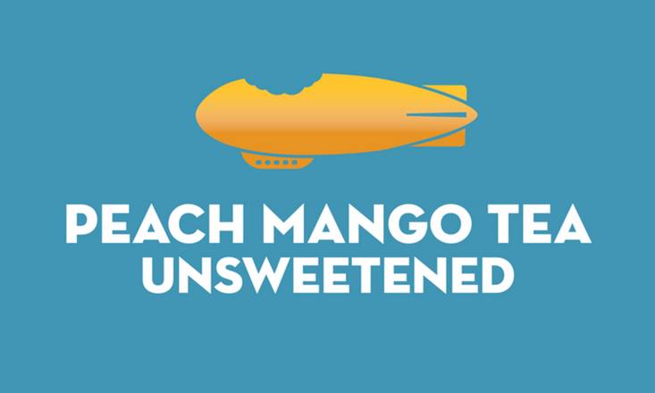 Order Unsweetened Peach Mango Tea food online from Bread Zeppelin store, Dallas on bringmethat.com
