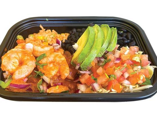 Order Shrimp Bowl food online from Baja Cali Fish & Tacos store, Pasadena on bringmethat.com
