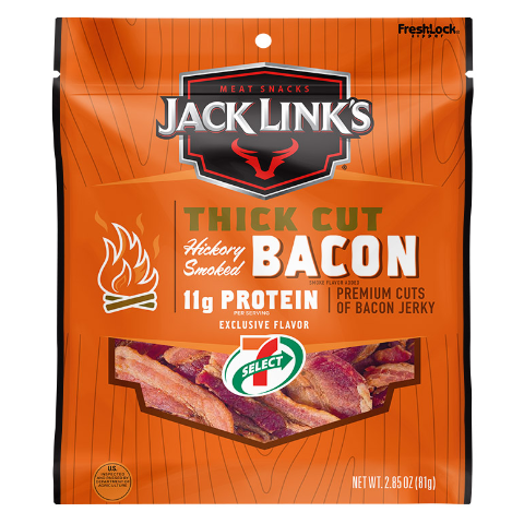 Order 7-Select Jack Links Hickory Smoked Bacon Jerky 2.85oz food online from 7-Eleven store, Loxahatchee on bringmethat.com
